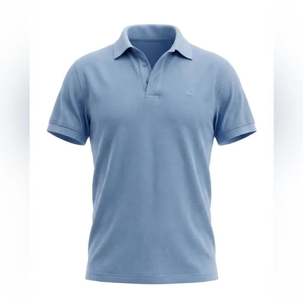 VINEYARD VINES MENS POLO SHIRT LIGHT BLUE SIZE M